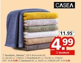 Handtuch Almeria im Segmüller Prospekt Handtuch Almeria von CASEA im aktuellen Segmüller Prospekt für 2,49 €