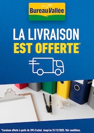Catalogue Bureau Vallée "LA LIVRAISON EST OFFERTE" à Wambrechies et alentours, 1 page, 08/09/2025 - 27/09/2025