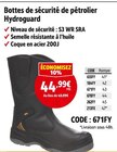 Bottes de sécurité de pétrolier - HYDROGUARD en promo chez Screwfix Le Havre à 44,99 €