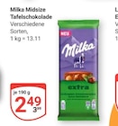Midsize Tafelschokolade Angebote von Milka bei GLOBUS Amberg für 2,49 €