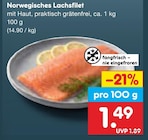 Norwegisches Lachsfilet im Angebot bei Netto Marken-Discount in Suhl Norwegisches Lachsfilet Angebote bei Netto Marken-Discount Suhl für 1,49 €