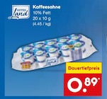 Kaffeesahne im Angebot bei Netto Marken-Discount in Sindelfingen Kaffeesahne Angebote von Gutes Land bei Netto Marken-Discount Sindelfingen für 0,89 €