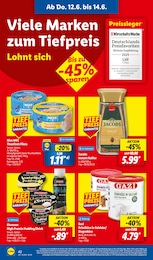 Kaffee Angebot im aktuellen Lidl Prospekt auf Seite 62