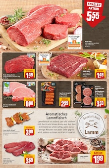 Rindfleisch im aktuellen REWE Prospekt (Lübeck) Rindfleisch im REWE Prospekt "Dein Markt" mit 26 Seiten (Lübeck)
