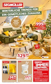 Aktueller Segmüller Prospekt mit Couchtisch, "WINTERLICHE TRENDS FÜR EIN GEMÜTLICHES ZUHAUSE.", Seite 1