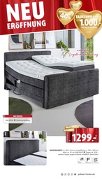 Boxspringbett im Polstermöbel Fischer Prospekt Boxspringbett im Polstermöbel Fischer Prospekt "Spektakuläre Neueröffnung" auf Seite 27