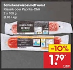 Aktuelles Schinkenzwiebelmettwurst Angebot bei Netto Marken-Discount in Hagen (Stadt der FernUniversität) ab 1,79 €