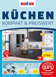 ROLLER Prospekt für Reddeber: "KÜCHEN - KOMPAKT & PREISWERT", 8 Seiten, 18.04.2024 - 30.06.2024