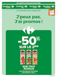Catalogue Carrefour Proximité "J'peux pas, J'ai promos !" à Châtillon-sur-Seine et alentours, 20 pages, 11/08/2026 - 23/08/2026