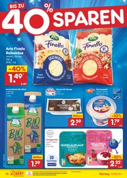 Bio Milch Angebot im aktuellen Netto Marken-Discount Prospekt auf Seite 10