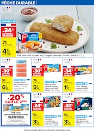 Offre Saumon surgelé dans le catalogue Carrefour du moment à la page 43