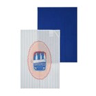 Lot de 2 torchons motif homard en promo chez B&M Chatou à 3,98 €