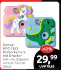 KPC-1363 Kinderkamera mit Drucker von Denver im aktuellen budni Prospekt