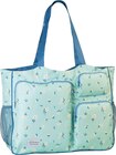 Strandtasche mit Fächern, Blumen, mint von Fabrizio im aktuellen dm-drogerie markt Prospekt