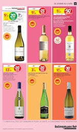 Prix et réduction Vin Bourgogne Blanc dans le prospectus Intermarché Hyper en cours Offre Vin Bourgogne Blanc dans le catalogue Intermarché Hyper du moment à la page 43