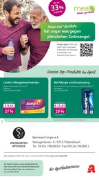 Apotheken Prospekt von mea - meine apotheke in Schwarzach Aktueller mea - meine apotheke Apotheken Prospekt für Schwarzach: Unsere April-Angebote mit 4} Seiten, 01.04.2026 - 30.04.2026