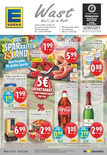 Aktueller EDEKA Prospekt "Aktuelle Angebote" Seite 1 von 24 Seiten für Steinheim