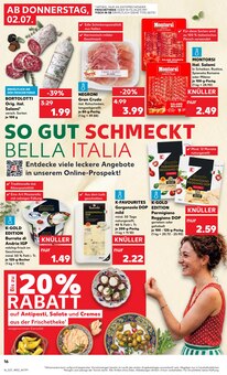 Feinkostlebensmittel im Kaufland Prospekt "Hier bin ich richtig" mit 75 Seiten (Essen)