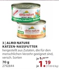 Katzen-Nassfutter von Almo Nature im aktuellen Dehner Garten-Center Prospekt für 1,19 €