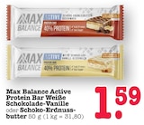 Active Protein Bar Weiße Schokolade-Vanille im Angebot bei E center in Dreieich Active Protein Bar Weiße Schokolade-Vanille Angebote von Max Balance bei E center Dreieich für 1,59 €