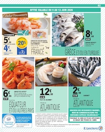 Prix et réduction Gambas dans le prospectus E.Leclerc en cours Offre Gambas dans le catalogue E.Leclerc du moment à la page 45