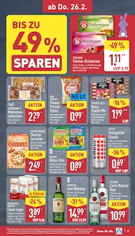 Bacardi Angebot im ALDI Nord Prospekt, gültig von 23.02.2026 bis 28.02.2026 Bacardi Angebot im aktuellen ALDI Nord Prospekt auf Seite 34