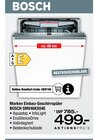 Marken Einbau-Geschirrspüler SMV46KX04E Angebote von Bosch bei Ostermann Ratingen für 499,00 €