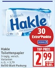Toilettenpapier von Hakle für 2,99 € bei EDEKA im Angebot Toilettenpapier von Hakle im aktuellen EDEKA Prospekt