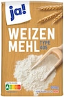 Weizenmehl im Angebot bei REWE in Iserlohn Weizenmehl Angebote von ja! bei REWE Iserlohn für 0,59 €