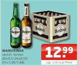 Warsteiner bei Getränke Oase im Prospekt "" für 12,99 €