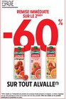 -60% remise immédiate sur le 2ème sur tout ALVALLE à Intermarché Contact dans Baulon -60% remise immédiate sur le 2ème sur tout ALVALLE à Intermarché Contact dans Baulon