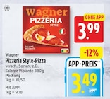 Pizzeria Style-Pizza von Wagner für 3,49 € bei EDEKA im Angebot Pizzeria Style-Pizza von Wagner im aktuellen EDEKA Prospekt