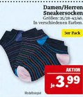 Damen/Herren Sneakersocken im Angebot bei Marktkauf in Görlitz Damen/Herren Sneakersocken Angebote bei Marktkauf Görlitz für 3,99 €