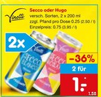 Secco oder Hugo Angebote von Vinetti bei Netto Marken-Discount Wuppertal für 1,00 €