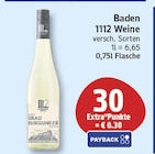 1112 Weine von Baden bei EDEKA im Angebot 1112 Weine von Baden im aktuellen EDEKA Prospekt