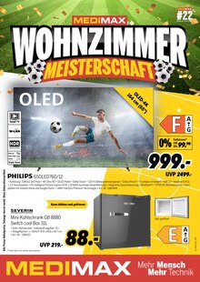 Fernseher im MEDIMAX Prospekt "WOHNZIMMER MEISTERSCHAFT" mit 8 Seiten (Bautzen)
