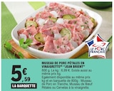 Museau de Porc Pétales en Vinaigrette - JEAN BRIENT en promo à 5,59 € chez E.Leclerc Museau de Porc Pétales en Vinaigrette - JEAN BRIENT dans le catalogue E.Leclerc