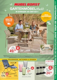 Möbel Borst Prospekt für Oberdischingen: "GARTENMÖBELMarkt", 20 Seiten, 08.04.2026 - 05.05.2026