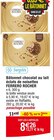 Bâtonnet chocolat au lait éclats de noisettes - FERRERO ROCHER dans le catalogue Cora