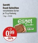 Eszet Schnitten von Sarotti im aktuellen V-Markt Prospekt für 0,99 €