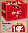 Premium Czech Lager Angebote von Budweiser bei REWE Emden für 14,99 €