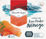 SAUMON FUMÉ DE NORVÈGE MAISON DELPEYRAT - DELPEYRAT - Auchan Hypermarché à Nîmes SAUMON FUMÉ DE NORVÈGE MAISON DELPEYRAT - DELPEYRAT en promo chez Auchan Hypermarché Nîmes à 9,47 €