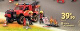 Pick-up et 2 pompiers - PLAYMOBIL en promo chez Intermarché Hyper Paris à 39,90 €