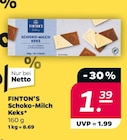 Schoko-Milch Keks von Finton's im aktuellen Netto mit dem Scottie Prospekt für 1,39 €