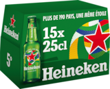 BIÈRE BLONDE HEINEKEN - HEINEKEN en promo chez Auchan Supermarché Orléans à 7,46 €