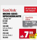 Aktuelles MICRO-SDXC-SPEICHERKARTE Angebot bei E center in Ulm ab 7,99 €