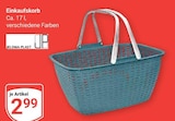 GLOBUS - Einkaufskorb Angebot im Prospekt Einkaufskorb bei GLOBUS im Prospekt "" für 2,99 €