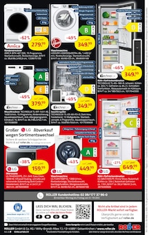 Kühlschrank im ROLLER Prospekt "BÄRENSTARKE BLACK WEEKS" mit 26 Seiten (Weimar)