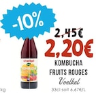 Kombucha Fruits Rouges - Voelkel à 2,20 € dans le catalogue Naturalia