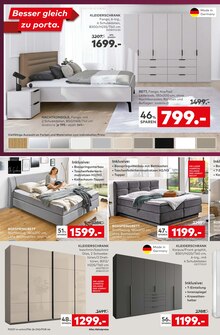 Kleiderschrank im porta Möbel Prospekt "Bis zu 35% auf Möbel und Teppiche" mit 16 Seiten (Solingen (Klingenstadt))